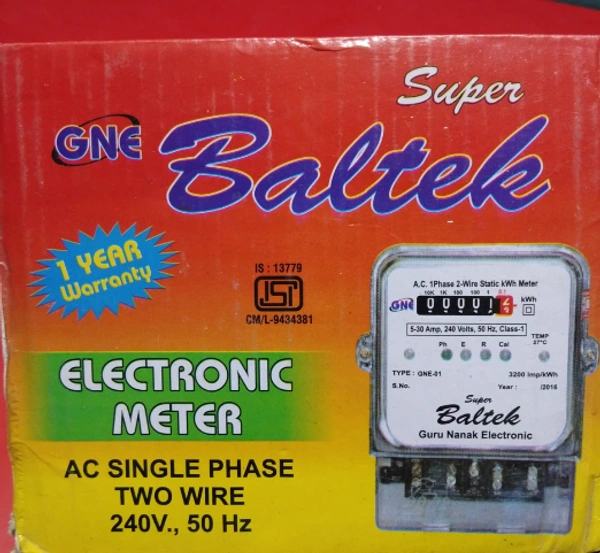 Beltak Baltek Static Electronic Meter - Orange, NA